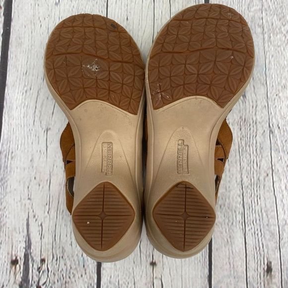 Merrell Women’s Oat Straw Wedge Sandals Size 6 - Picture 8 of 11